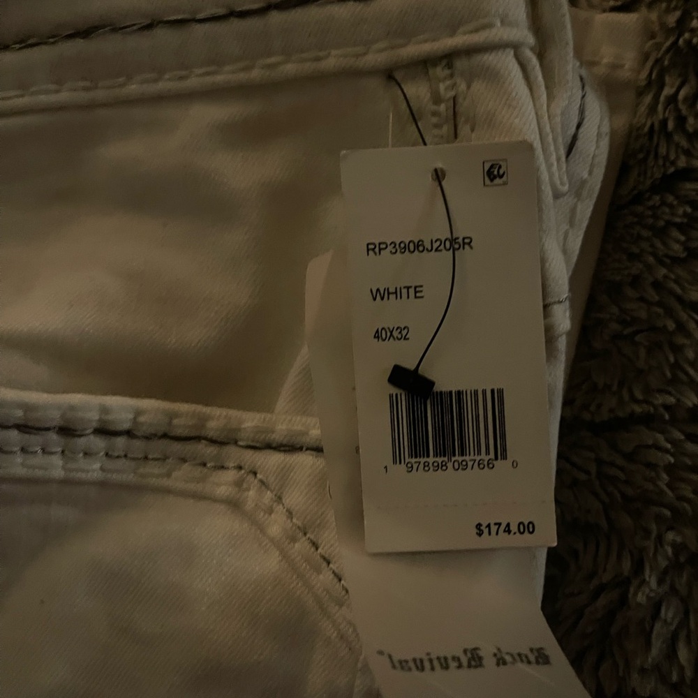 Rock Revival Crisp White Straight Jeans
